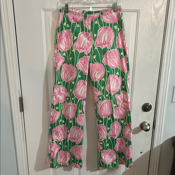 Lilly Pulitzer Pants - Lilly Pulitzer Green and Pink Women's Pants